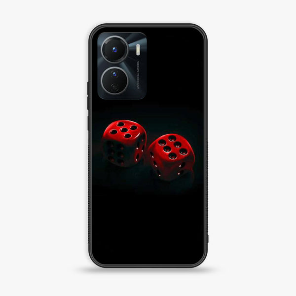 Vivo Y16 - Black Art Design 3 - Premium Printed Glass soft Bumper shock Proof Case CS-16873