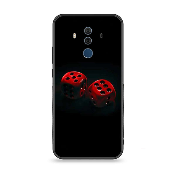 Huawei Mate 10 Pro - Black Art Design 3  - Premium Printed Glass soft Bumper shock Proof Case CS-34787