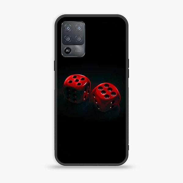 Oppo F19 Pro - Black Art Series  Design 3 - Premium Printed Glass soft Bumper shock Proof Case CS-19463