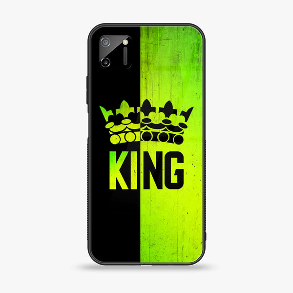 Realme C11- King  Design 3 - Premium Metal Printed soft Bumper shock Proof Case CS-30038