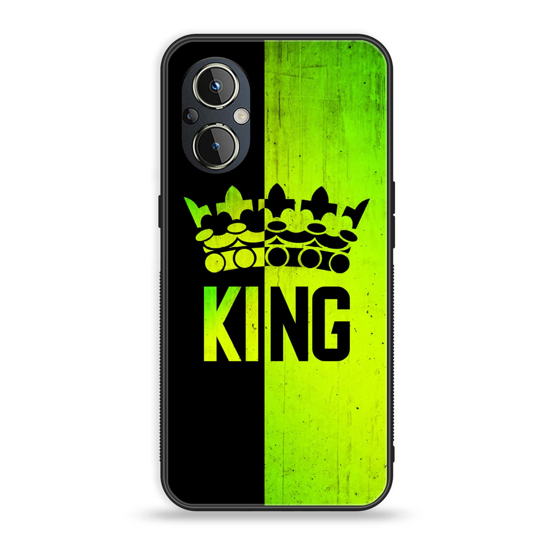 OnePlus Nord N20 5G - King Series V 2.0 - Premium Printed Glass soft Bumper shock Proof Case