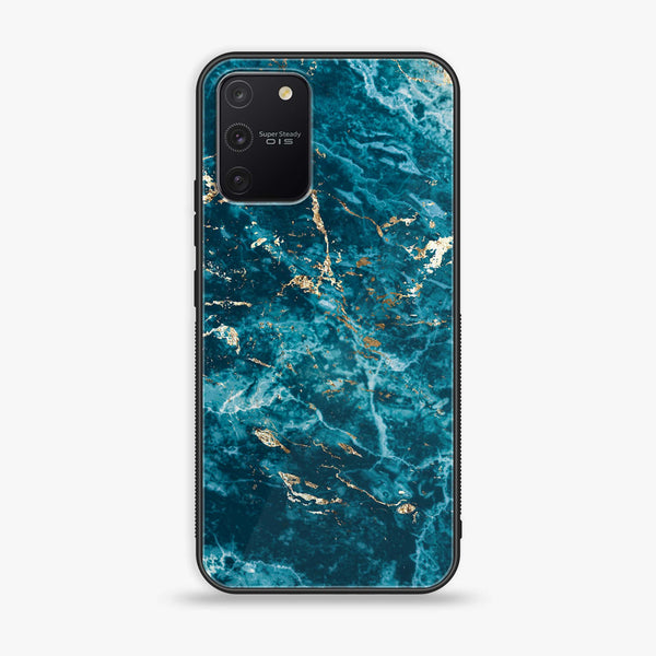 Galaxy S10 Lite - Blue Marble Design 8  2.0 - Premium Printed Glass soft Bumper shock Proof Case CS-40996