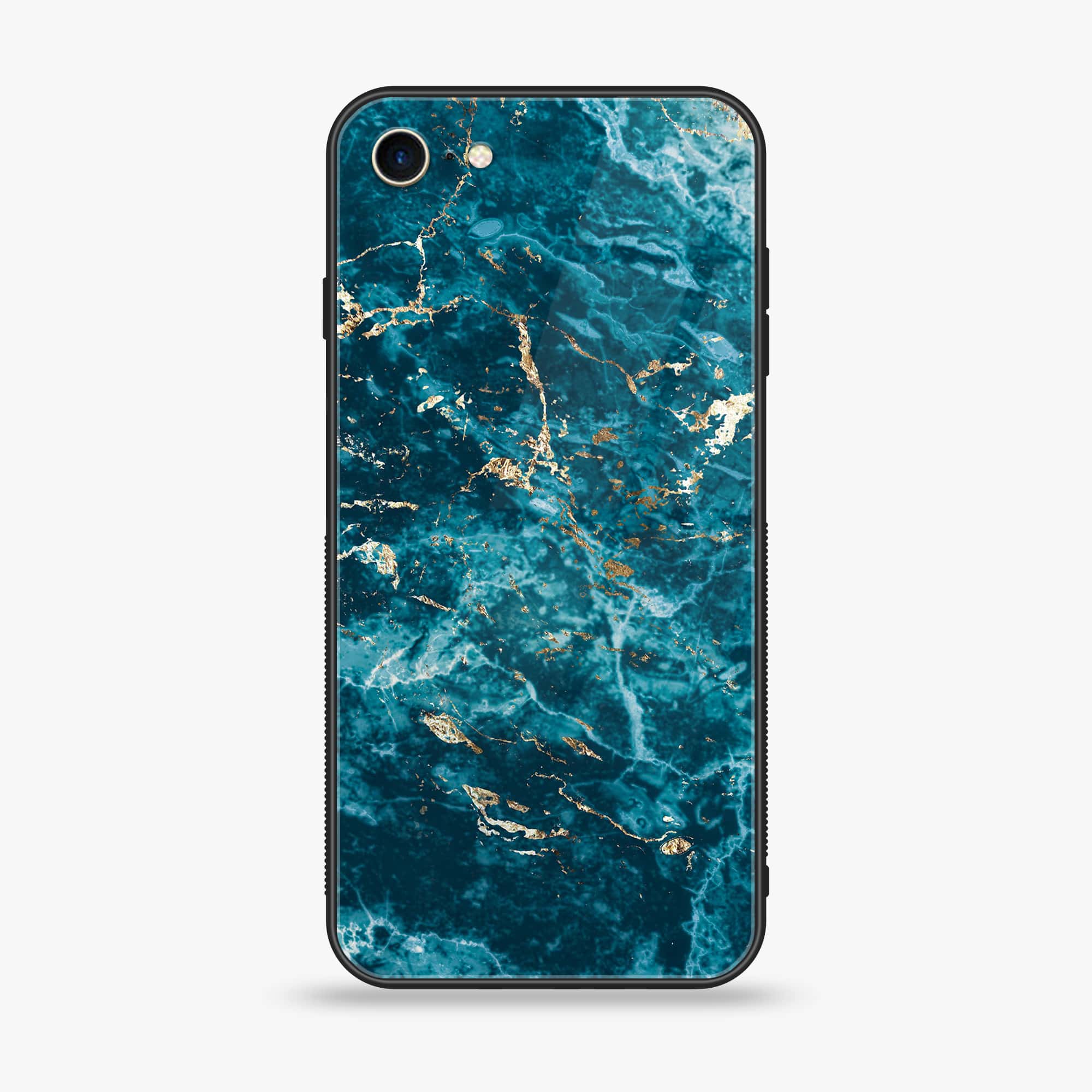 iPhone 6Plus - Blue Marble V 2.0 Series - Premium Printed Glass soft Bumper shock Proof Case