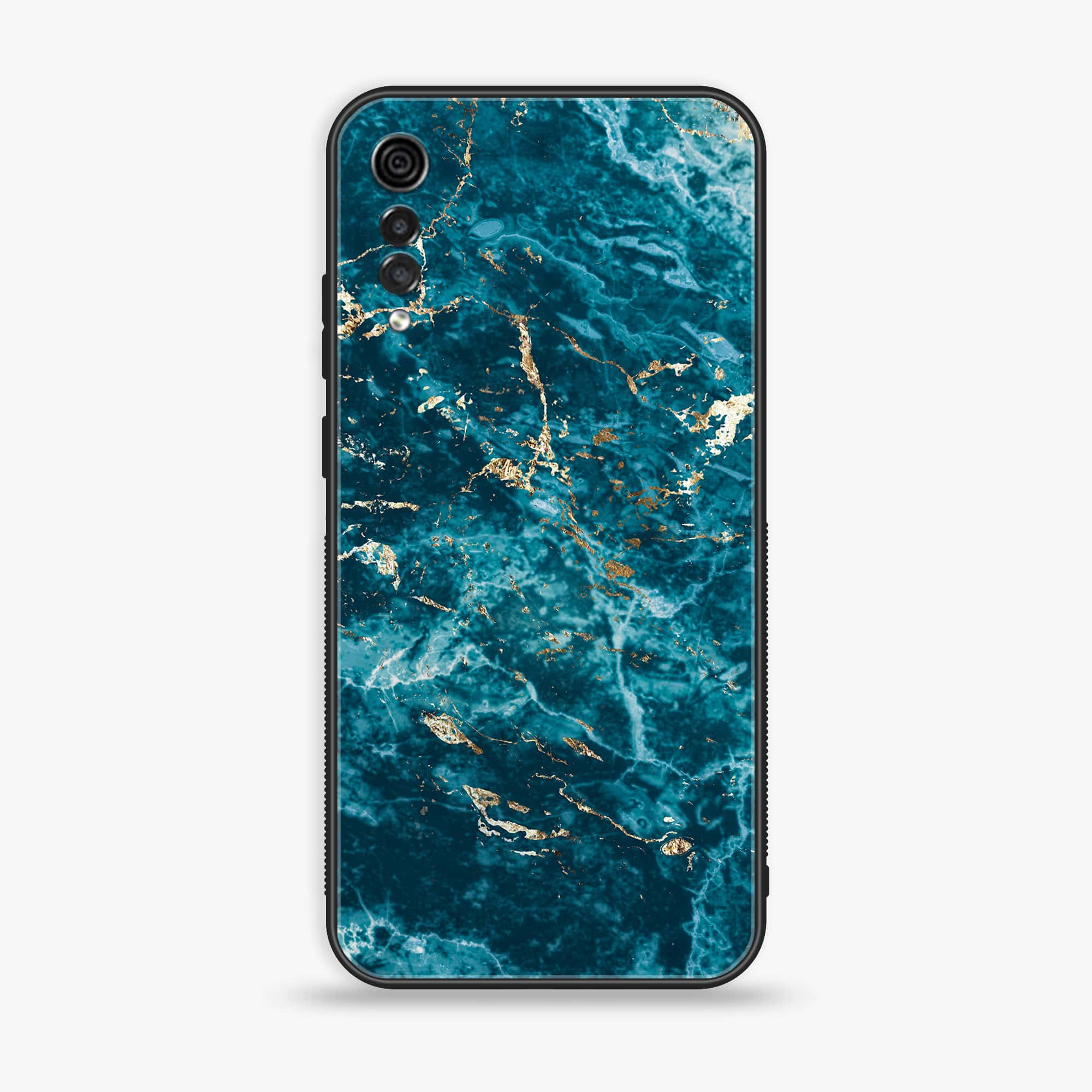 LG Velvet - Blue Marble Series V 2.0 - Premium Printed Glass soft Bumper shock Proof Case