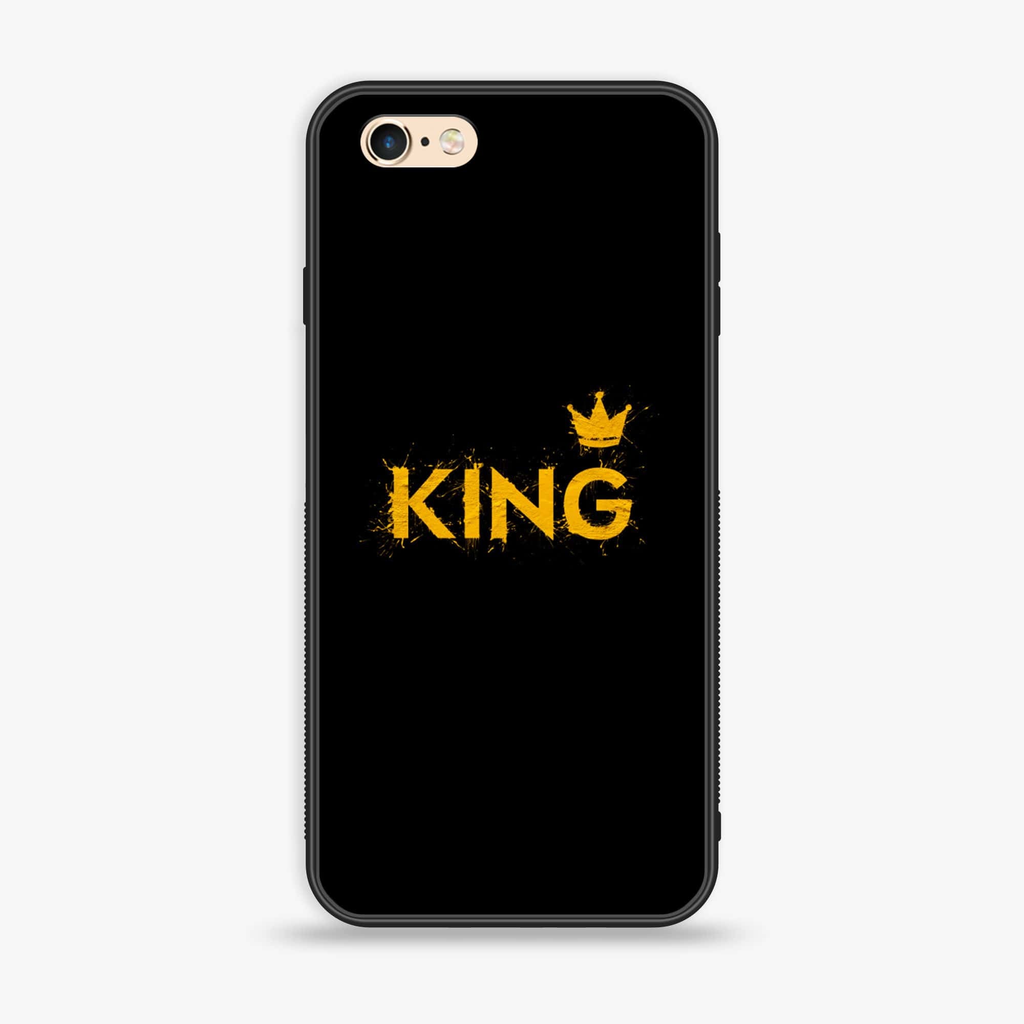iPhone 6 - King Series V 2.0 - Premium Printed Glass soft Bumper shock Proof Case