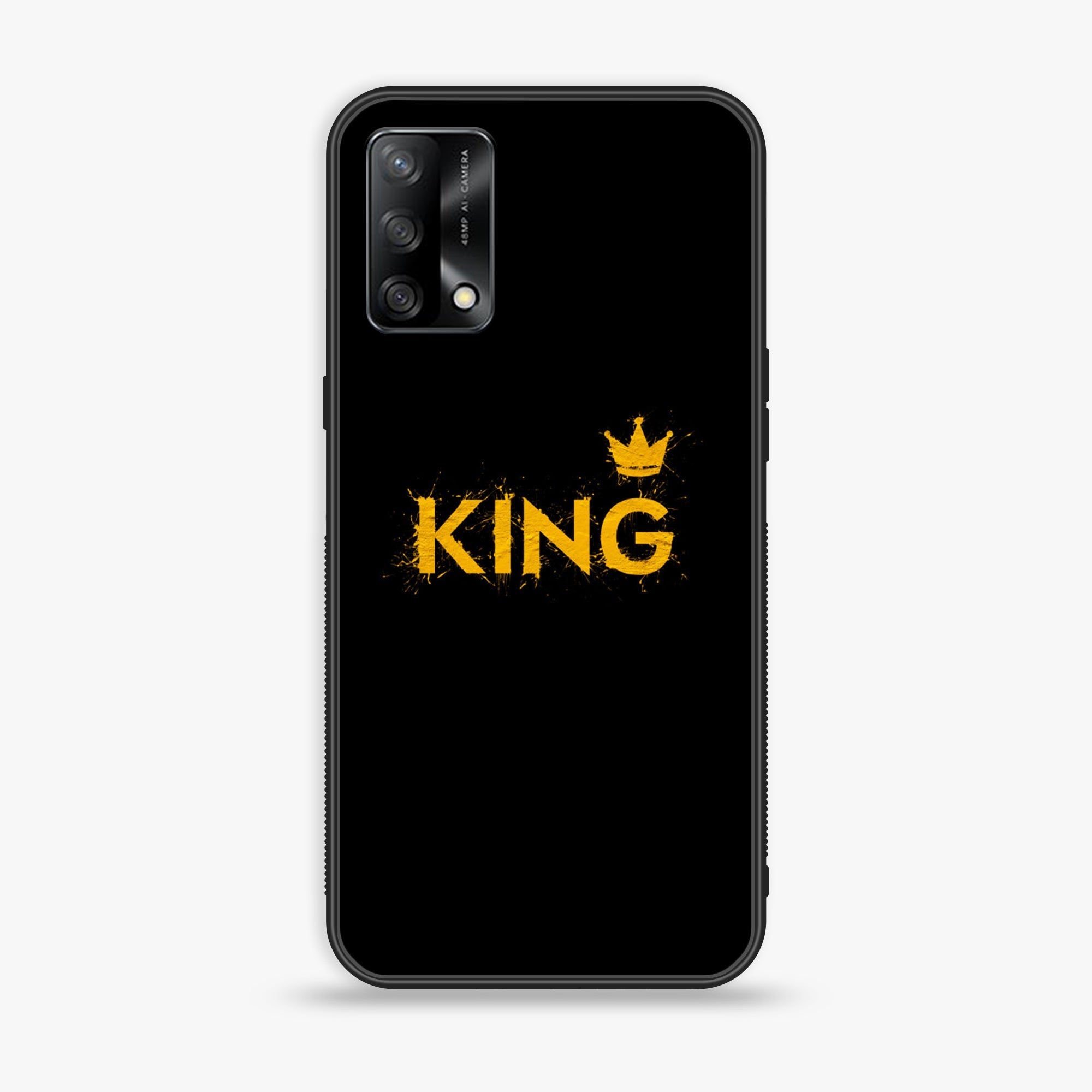 Oppo F19s - King Series V 2.0 Series - Premium Metal Printed soft Bumper shock Proof Case