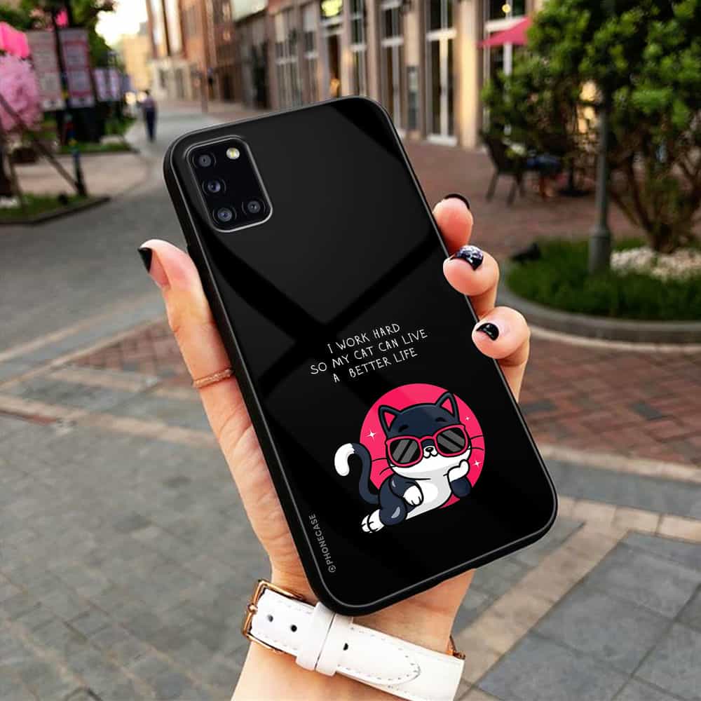 Cat Series Premium Metal Phone Case All Models