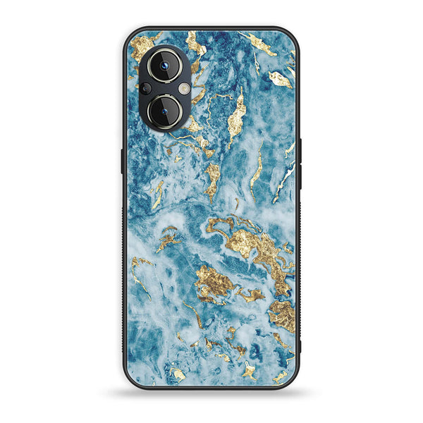 OnePlus Nord N20 5G - Blue Marble V 2.0 Design 7- Premium Metal Printed soft Bumper Shock Proof Case CS-11582