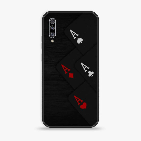 Galaxy A50/ A50s/ A30s - Black Art Design 5 - Premium Printed Glass soft Bumper shock Proof Case CS-23990