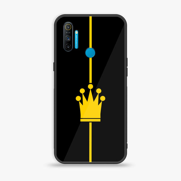 Realme C3 - King Series V 2.0 - Premium Printed Glass soft Bumper shock Proof Case