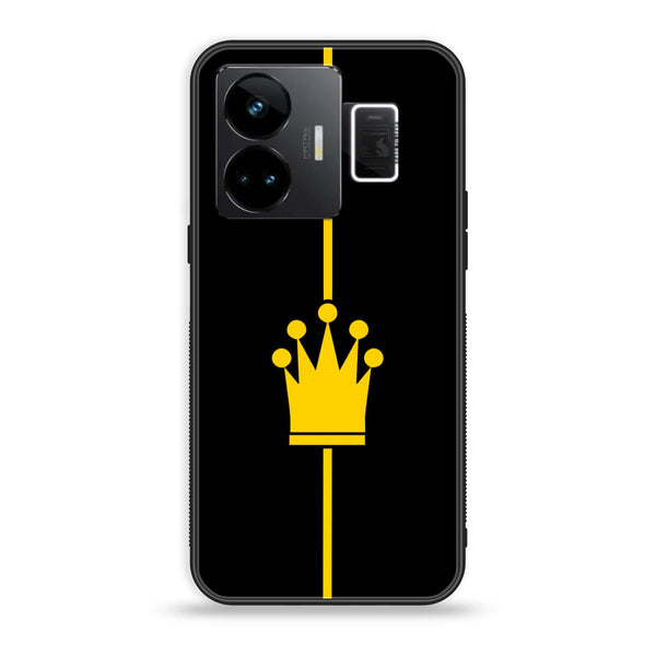 Realme GT3 - King Series V 2.0 - Premium Printed Glass soft Bumper shock Proof Case