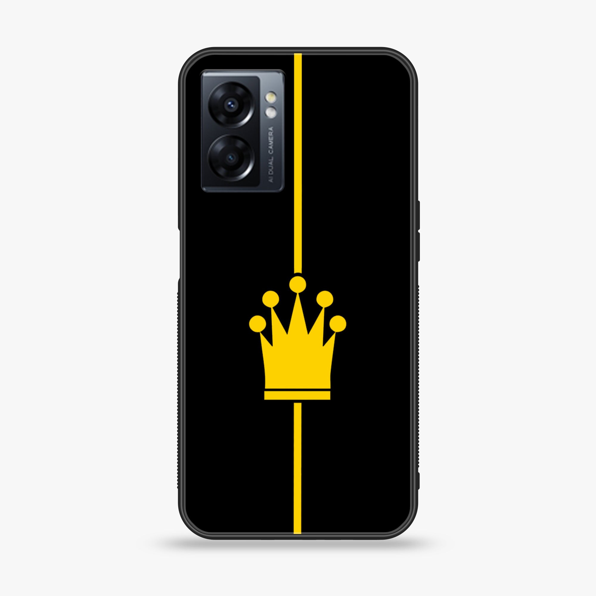 Oppo A77 4G - King Series V 2.0  - Premium Metal Printed soft Bumper shock Proof Case