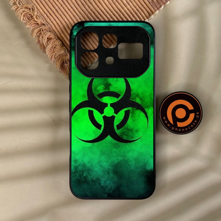 Infinix Note 60 - Biohazard Design 7 - Premium Metal Printed Soft Bumper Shock Proof Case