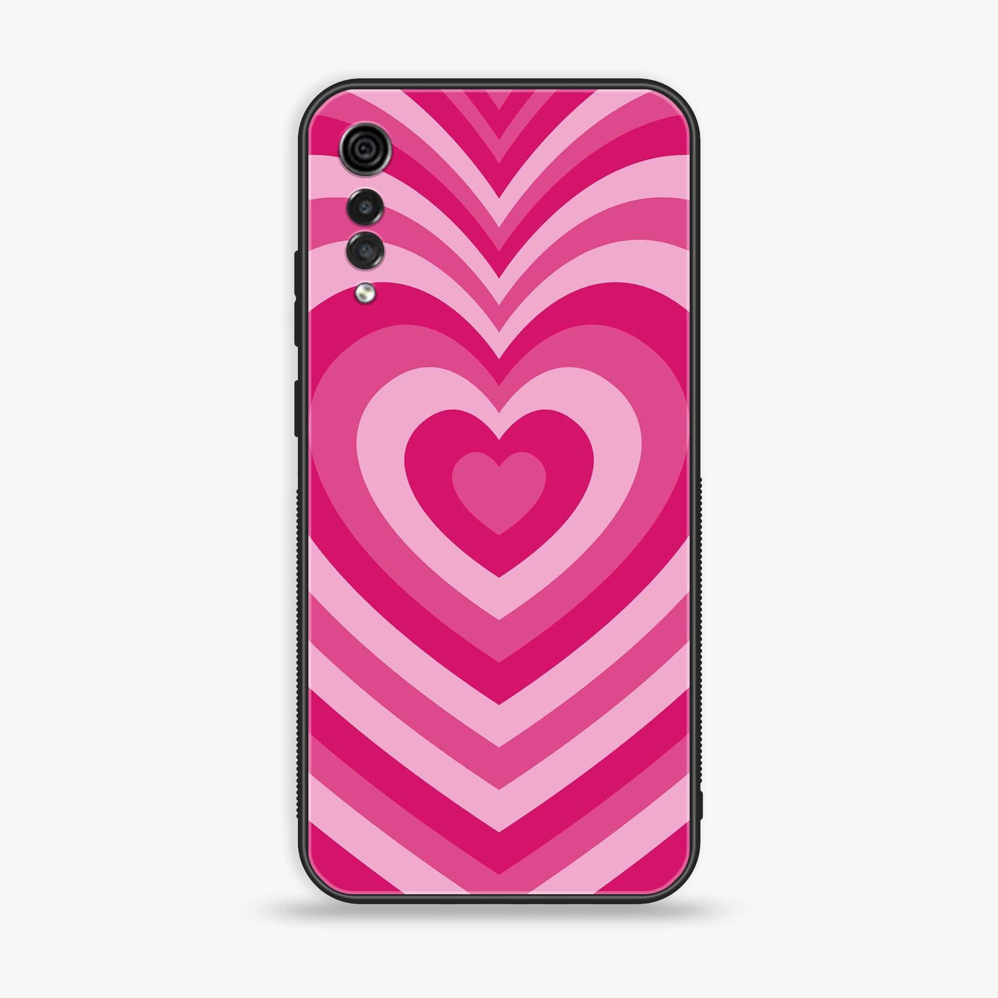 LG Velvet - Heart Beat Series - Premium Printed Glass soft Bumper shock Proof Case