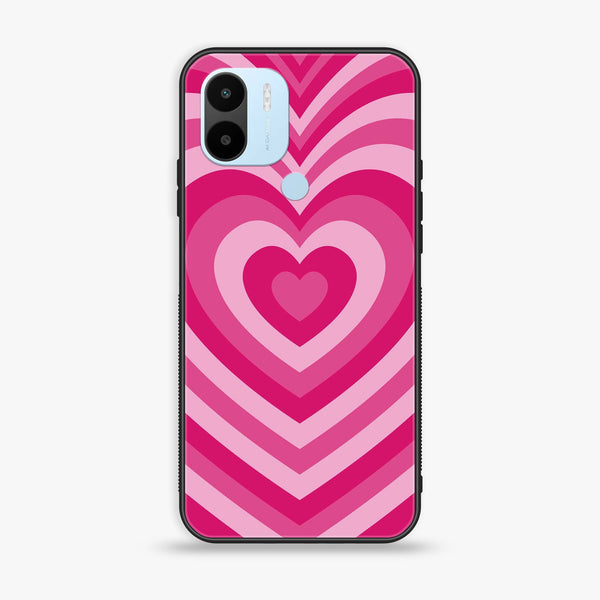 Xiaomi Redmi A2 Plus - Heart Beat Series - Premium Printed Glass soft Bumper shock Proof Case