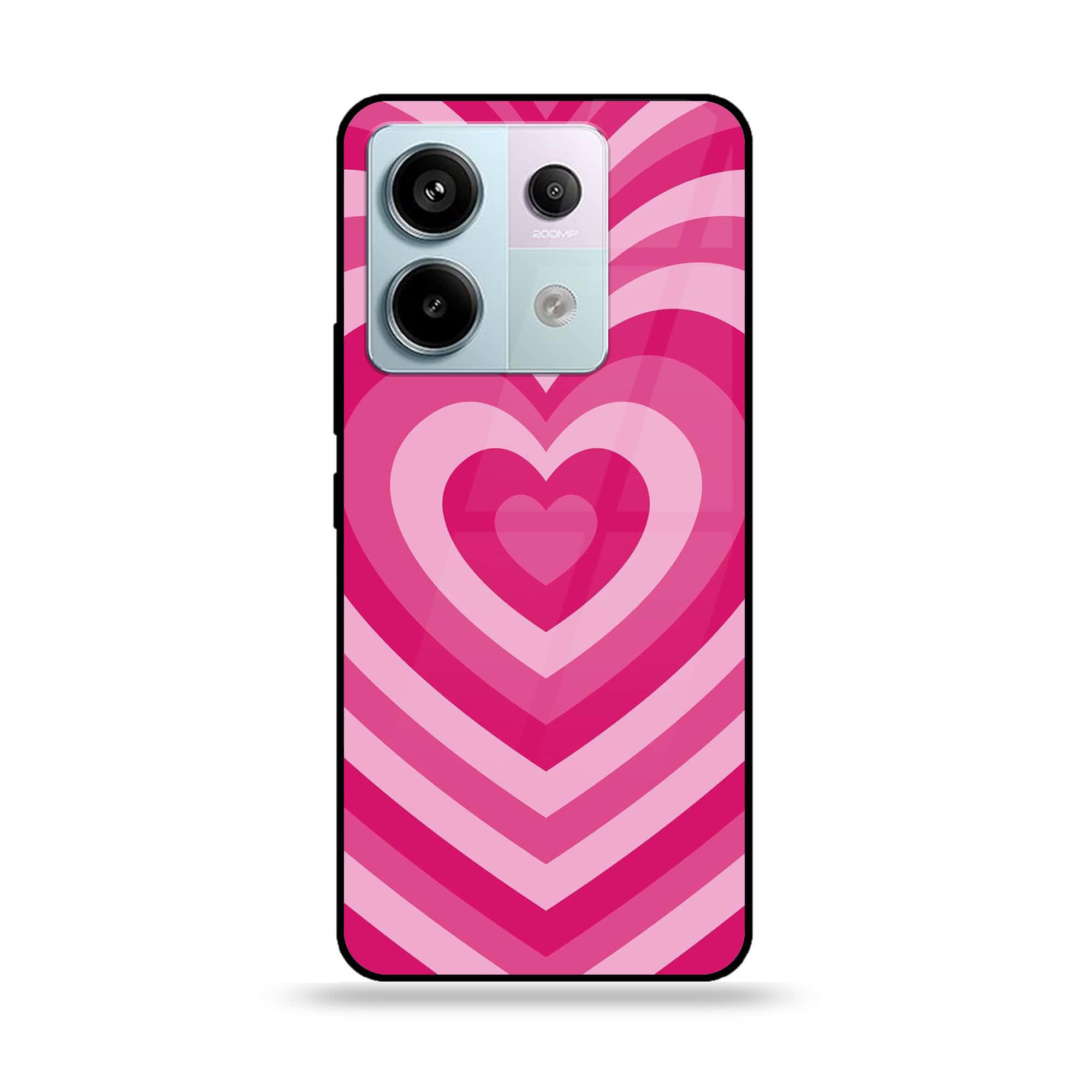 Redmi Note 13 - Heart Beat Series - Premium Metal Printed soft Bumper shock Proof Case