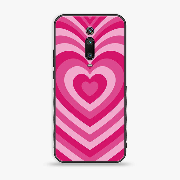 Xiaomi Mi 9T - Heart Beat Series - Premium Printed Glass soft Bumper shock Proof Case