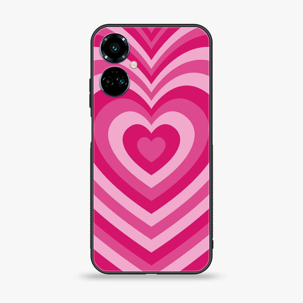 Tecno Camon 19 Pro Heart Beat series Premium Printed Glass soft Bumper shock Proof Case