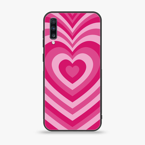 Huawei Y9s -Heart Beat Series - Premium Printed Glass soft Bumper shock Proof Case