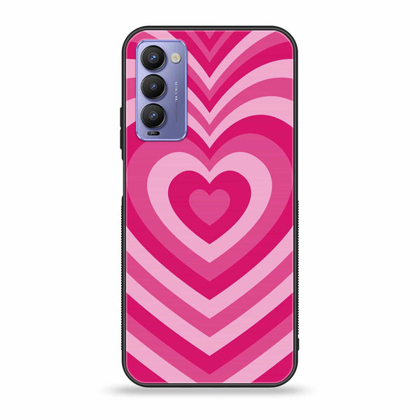 Tecno Camon 18 Premier Heart Beat series Premium Printed Glass soft Bumper shock Proof Case