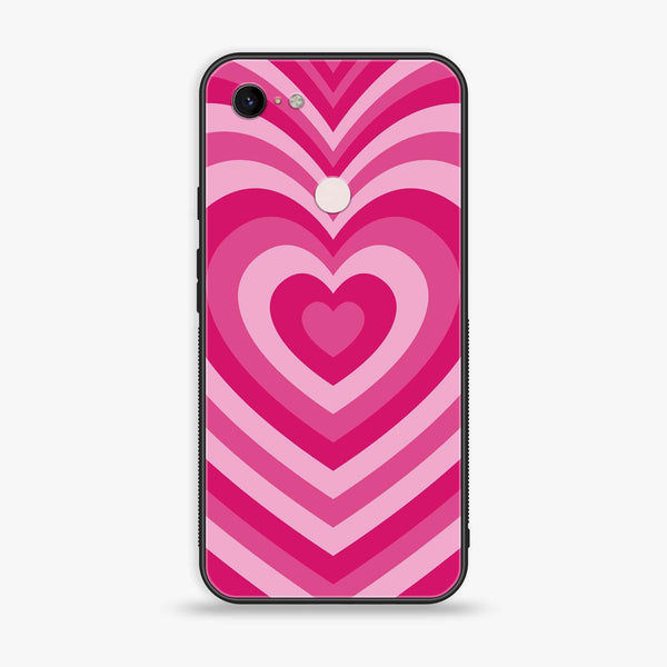 Google Pixel 3 - Heart Beat Series - Premium Metal Printed soft Bumper Shock Proof Case