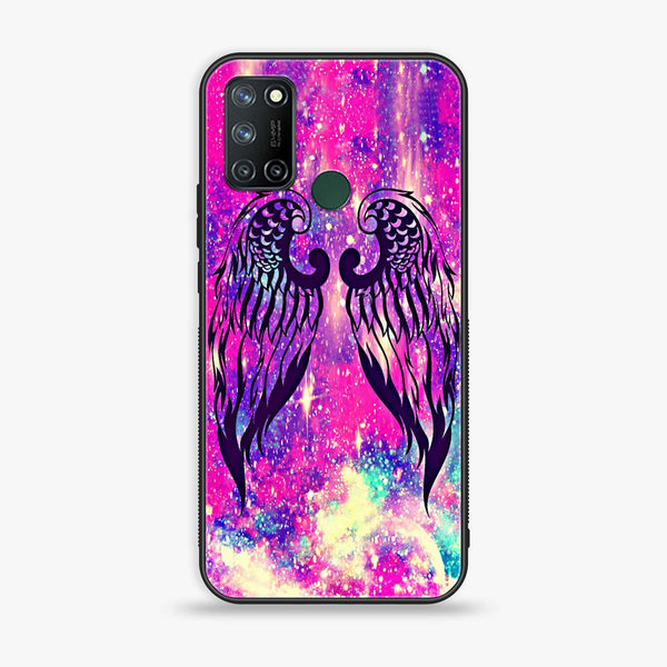 Realme 7i/ C17 - Angel Wings Design 9 - Premium Printed Glass soft Bumper shock Proof Case CS-16262