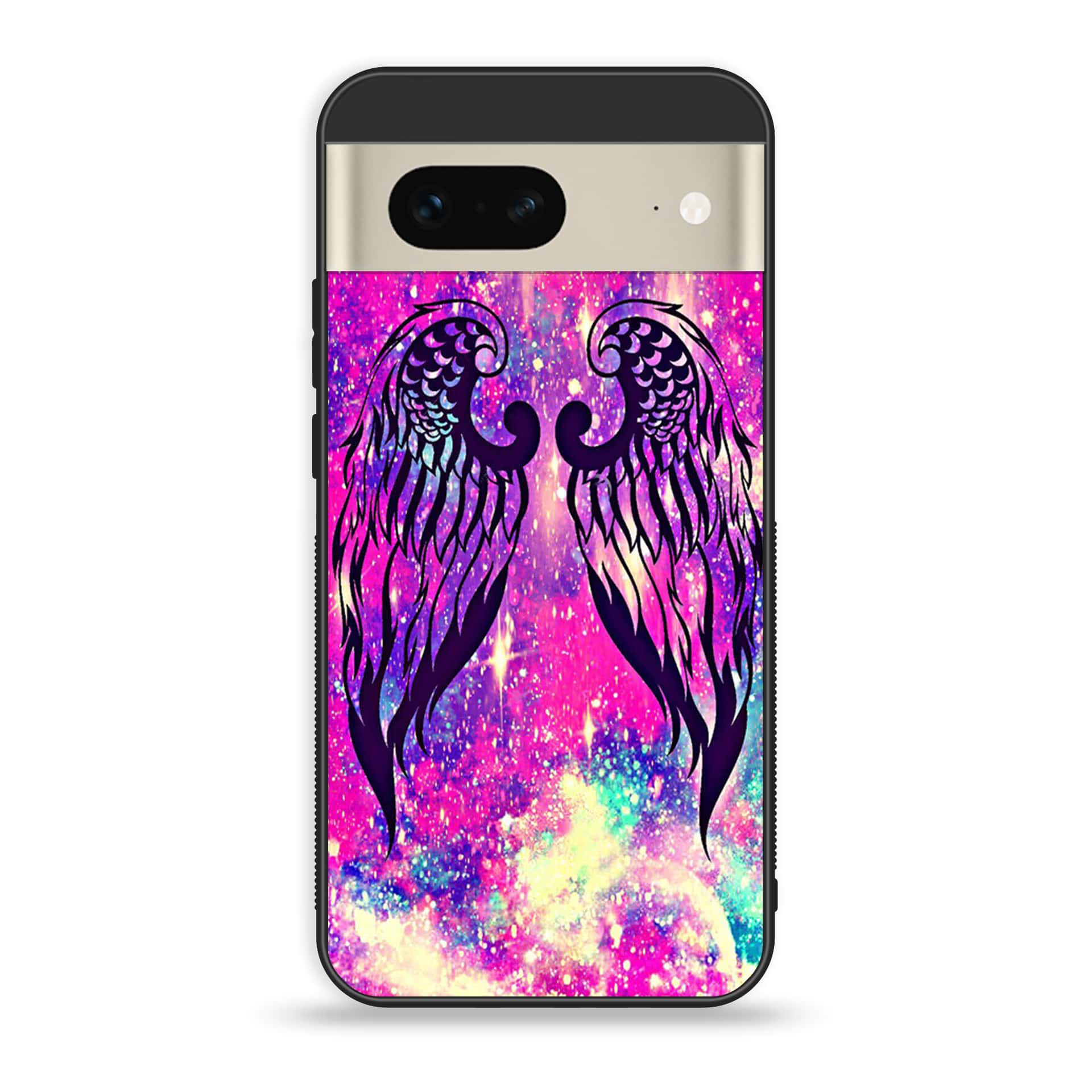 Google Pixel 7a  - Angel Wings Series - Premium Printed soft Bumper Shock Proof Case