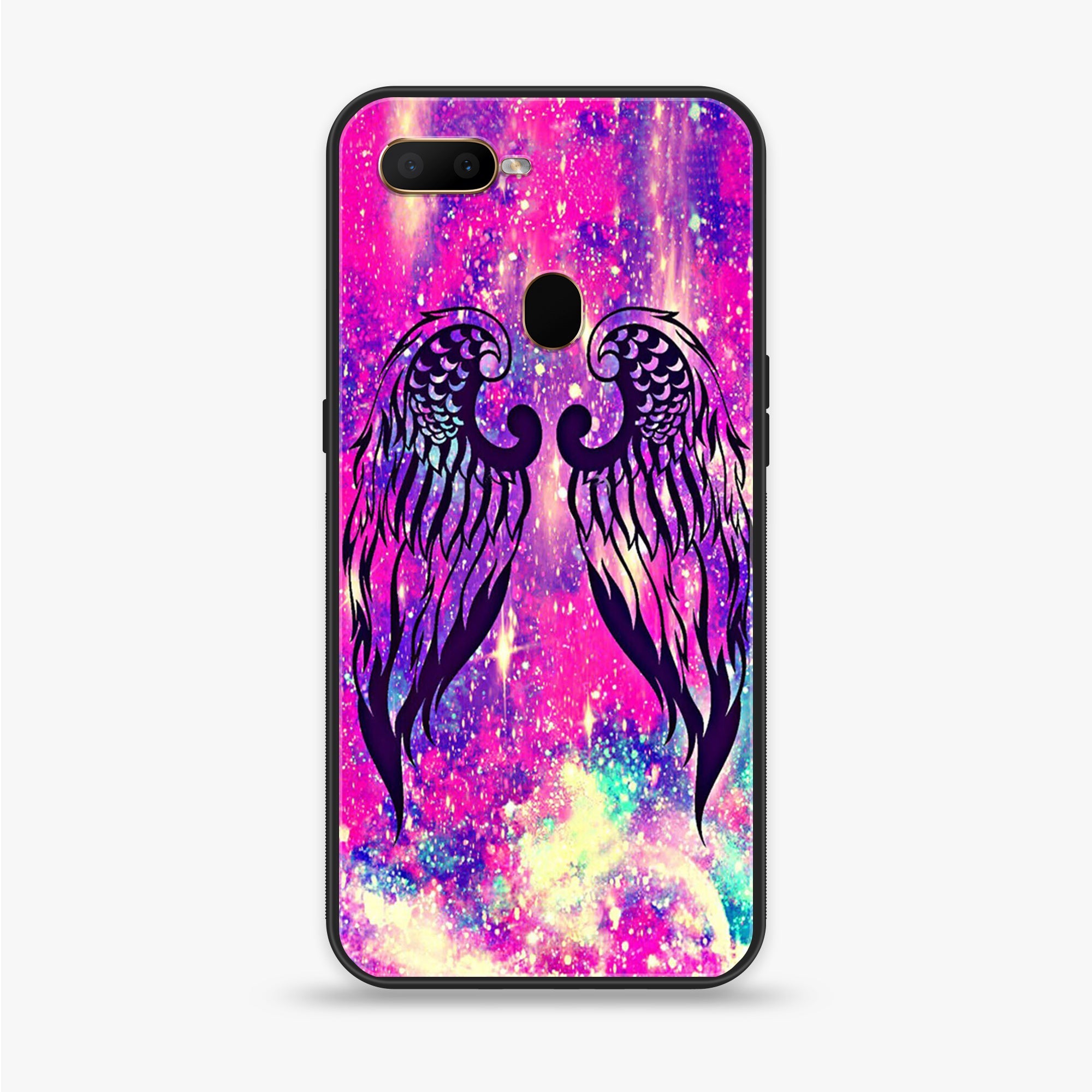 Oppo A12  - Angel Wings Series - Premium Printed soft Bumper shock Proof Case