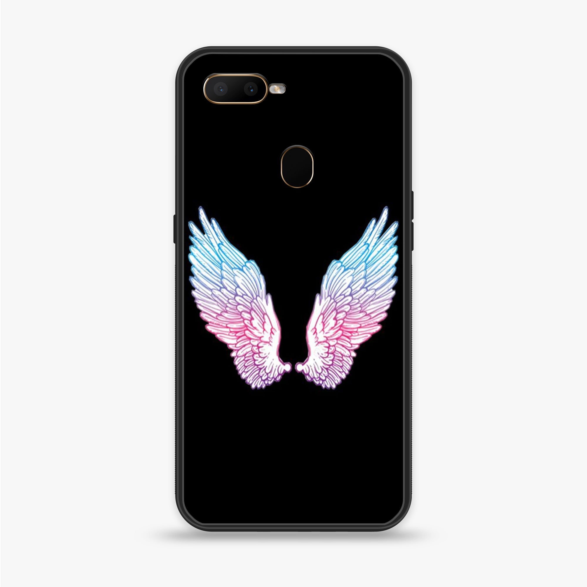 Oppo A12  - Angel Wings Series - Premium Printed soft Bumper shock Proof Case