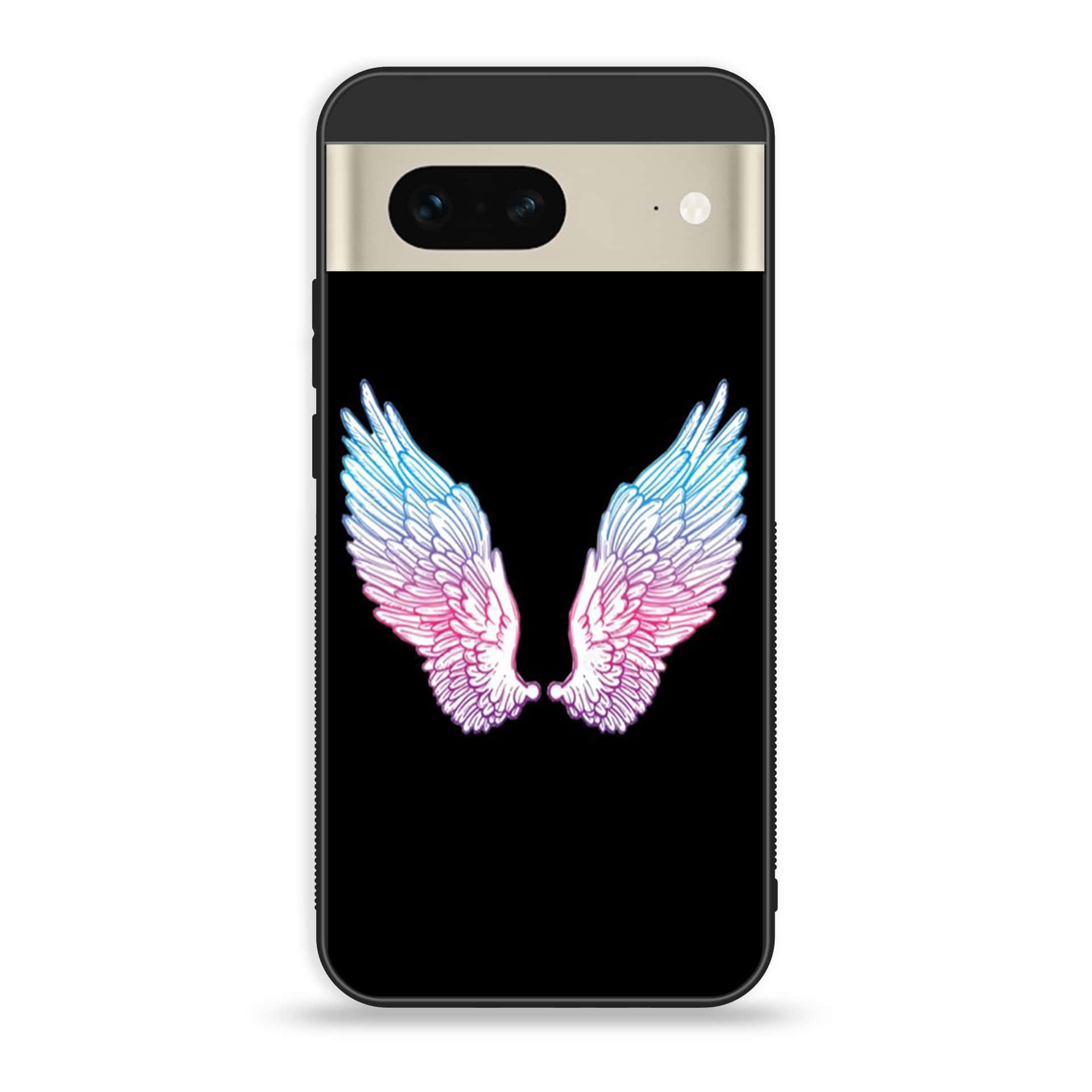Google Pixel 7a  - Angel Wings Series - Premium Printed soft Bumper Shock Proof Case