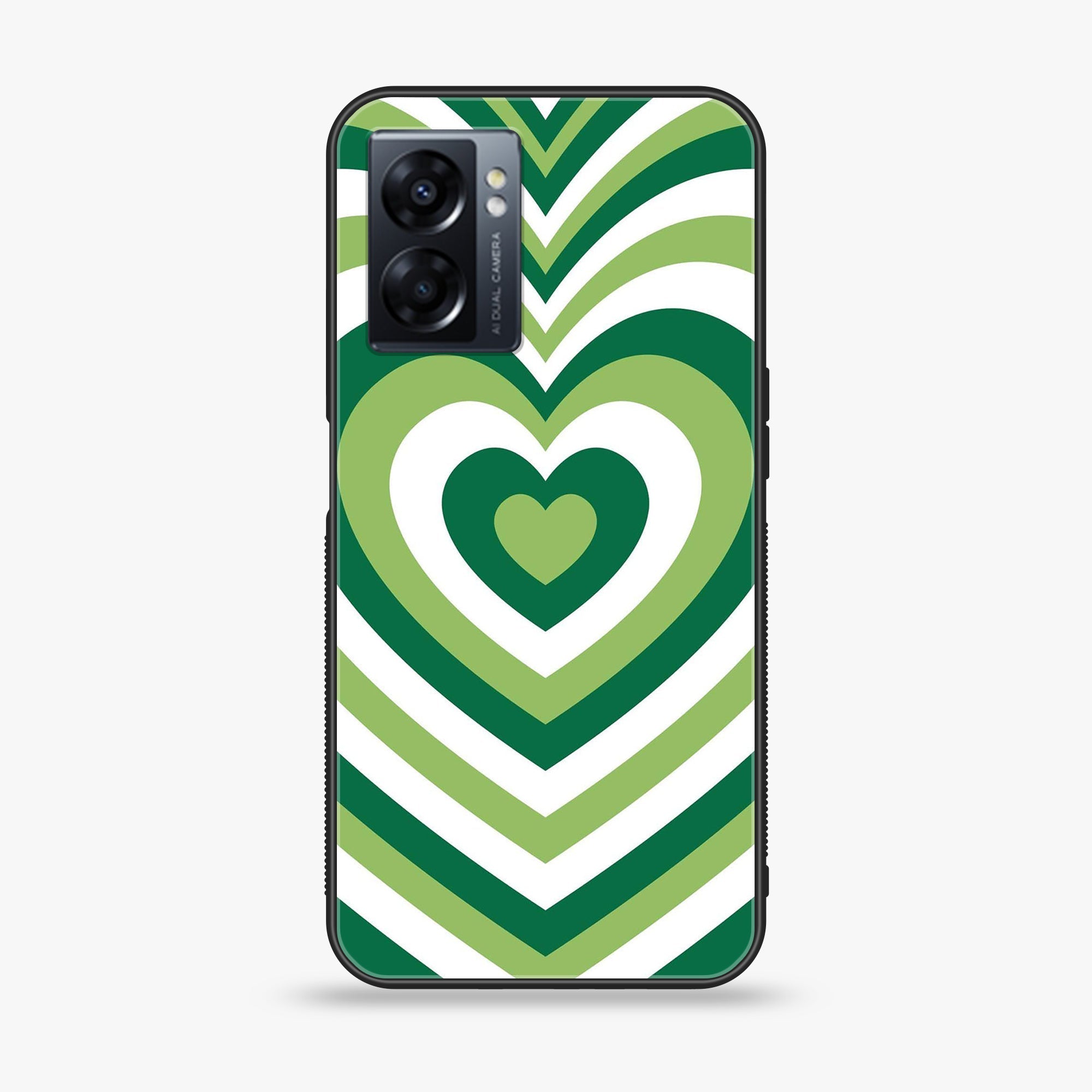 Oppo A77 4G - Heart Beat Series - Premium Metal Printed soft Bumper shock Proof Case