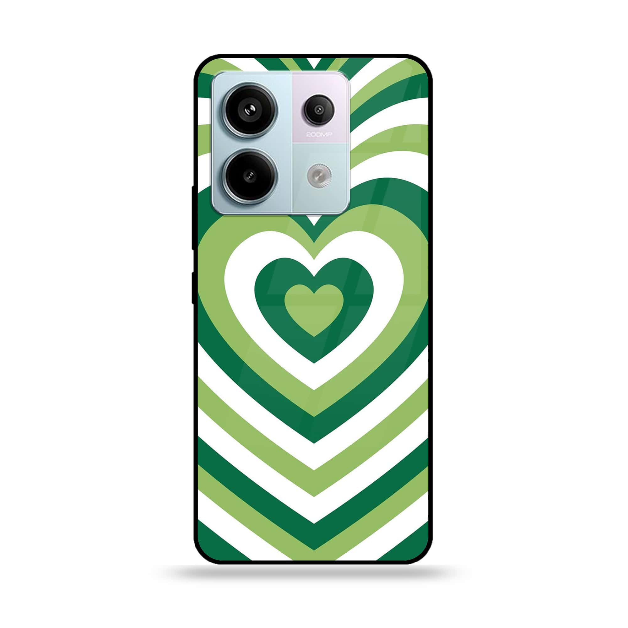 Redmi Note 13 - Heart Beat Series - Premium Metal Printed soft Bumper shock Proof Case