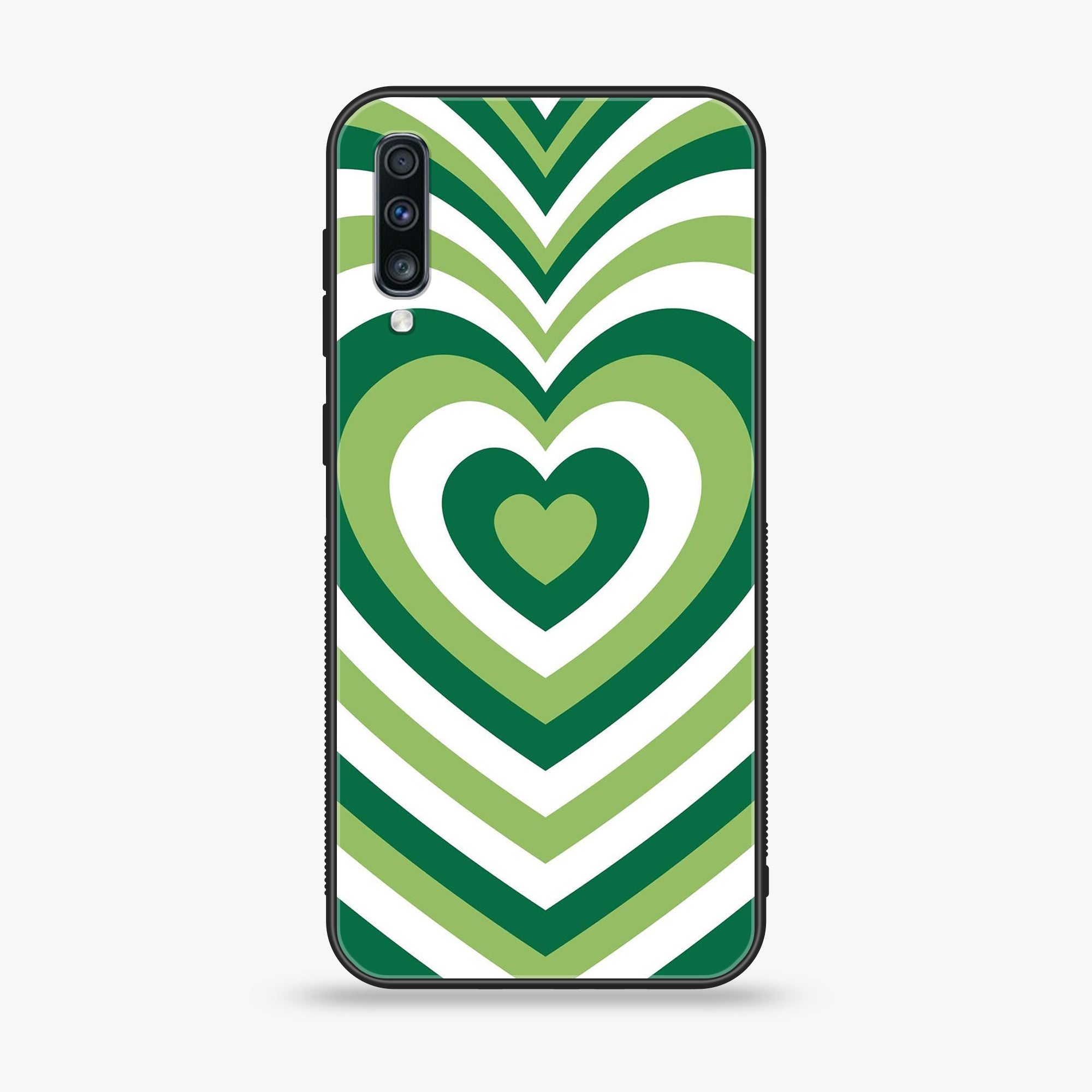 Huawei Y9s -Heart Beat Series - Premium Printed Glass soft Bumper shock Proof Case