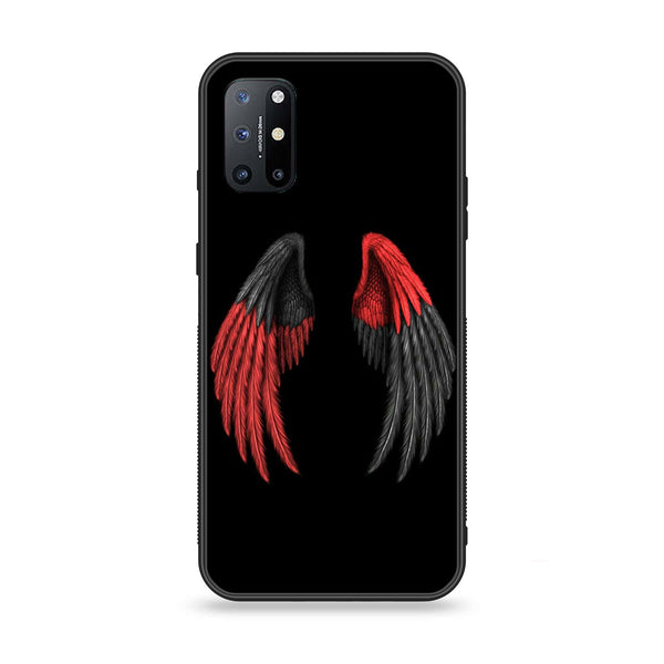 OnePlus 8T - Angel Wings Design 7 - Premium Printed Glass soft Bumper shock Proof Case CS-18662