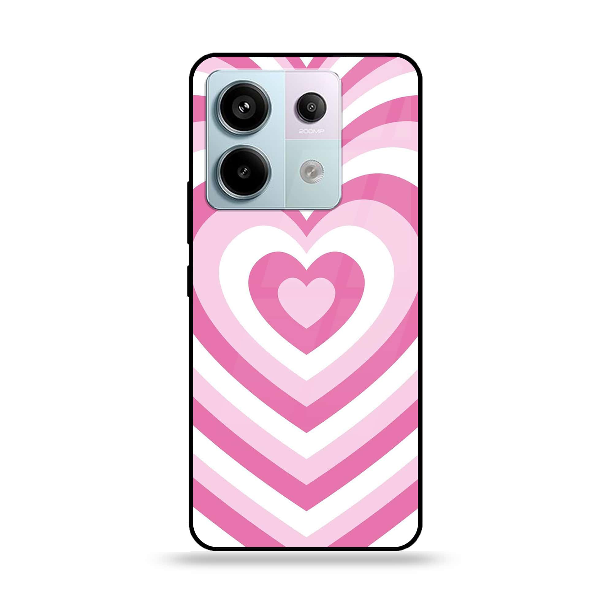 Redmi Note 13 - Heart Beat Series - Premium Metal Printed soft Bumper shock Proof Case