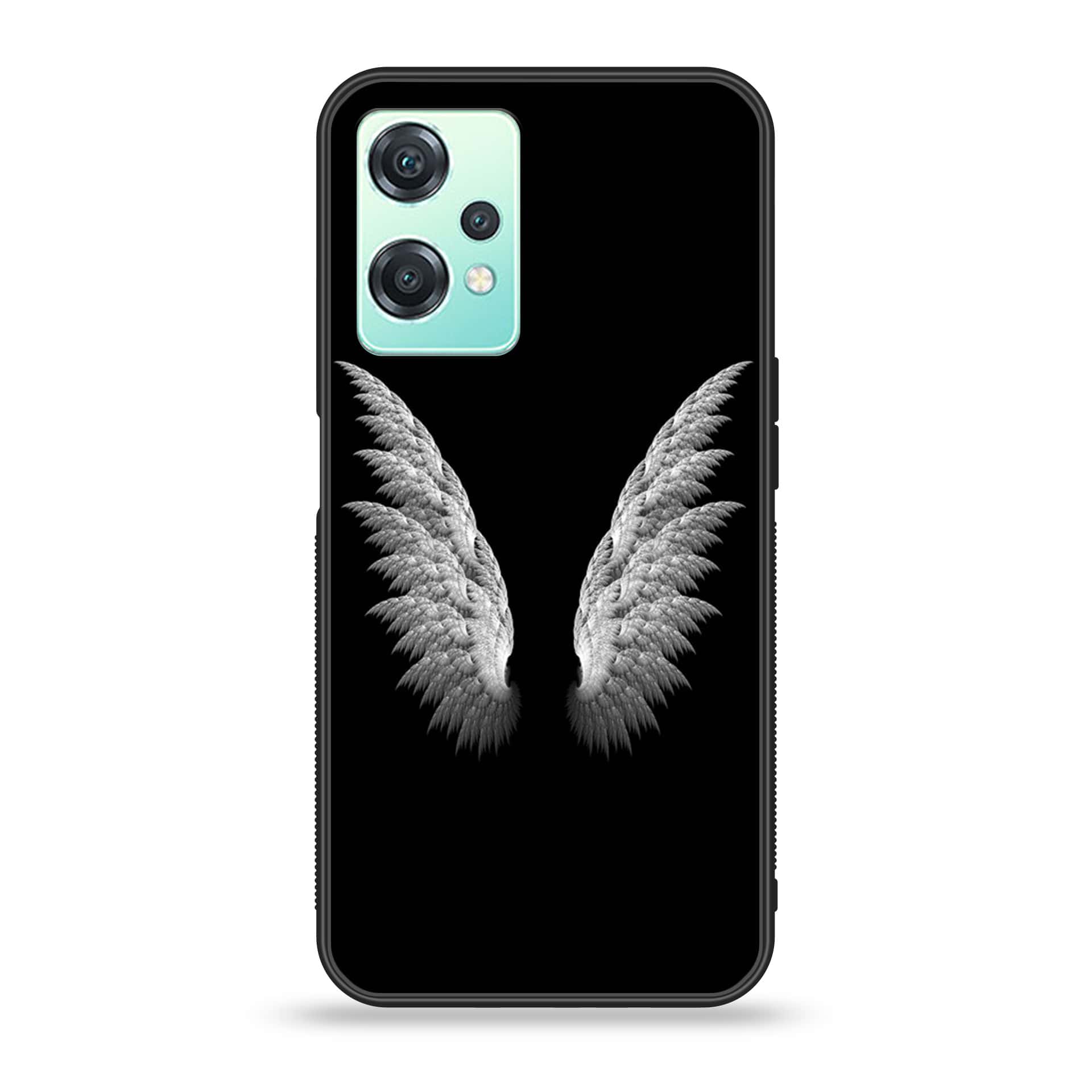 OnePlus Nord CE 2 Lite - Angel Wings Series - Premium Printed Glass soft Bumper shock Proof Case