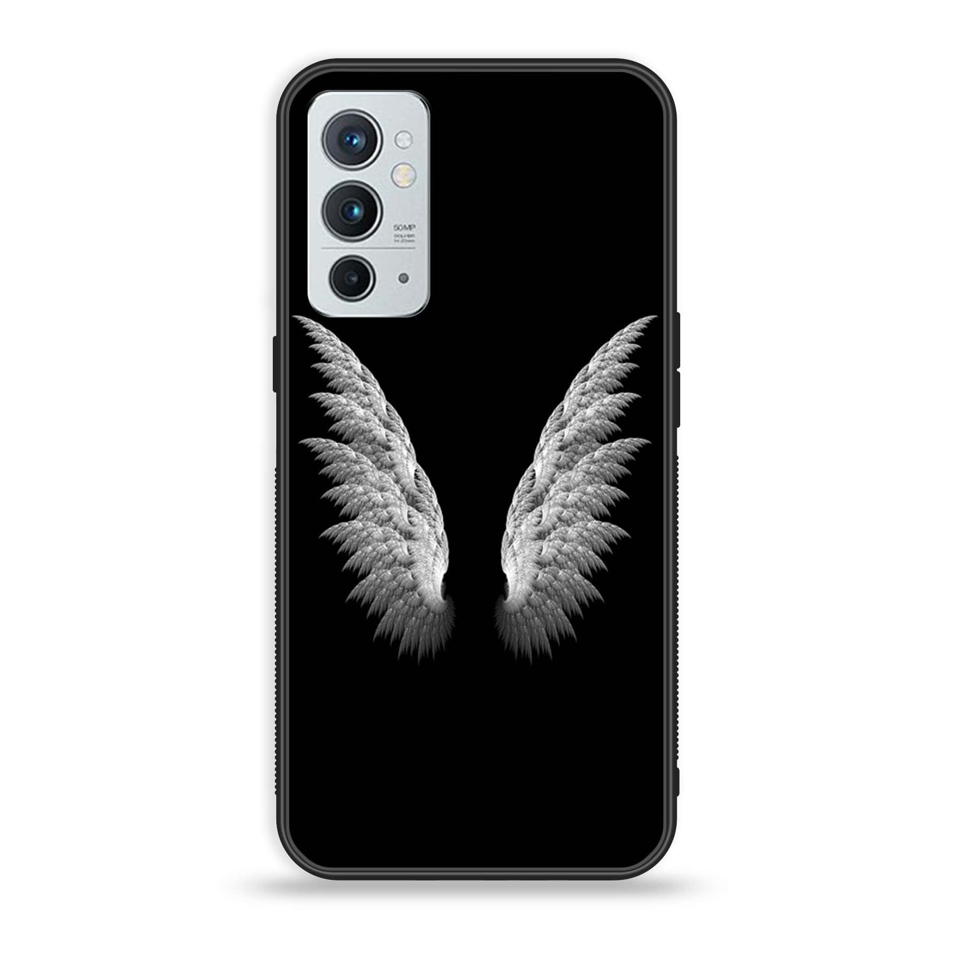 OnePlus 9RT 5G - Angel Wings Series - Premium Printed Glass soft Bumper shock Proof Case