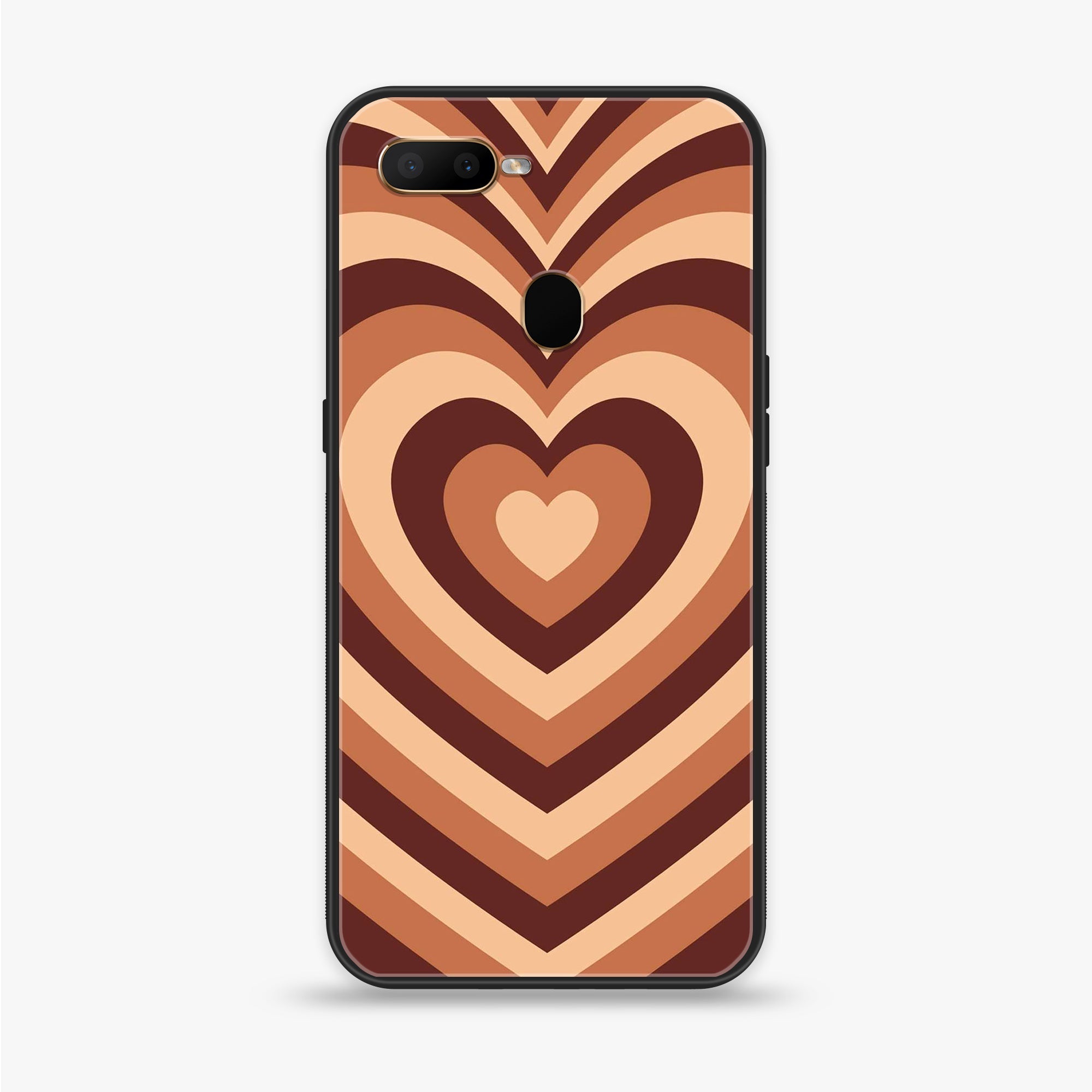 Oppo A12  - Heart Beat Series - Premium Printed soft Bumper shock Proof Case