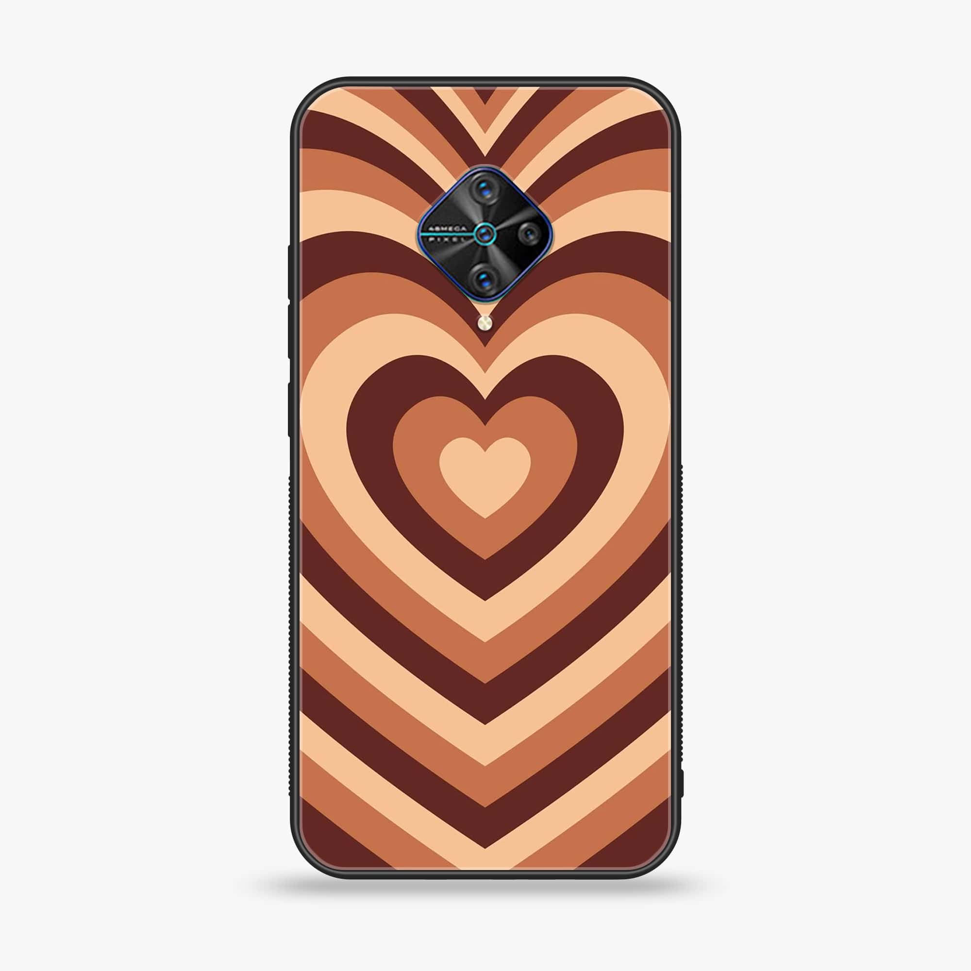 Vivo Y51 (Camera in middle) - Heart Beat Series - Premium Printed Glass soft Bumper shock Proof Case