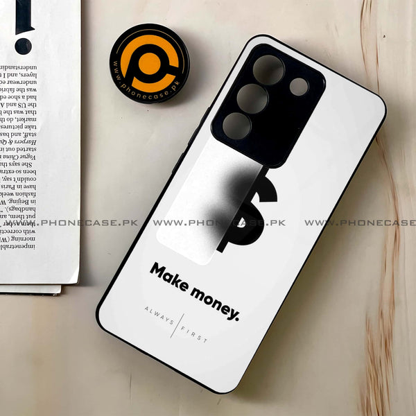 Vivo V29e - Dollar Design 9 - Premium Metal  Printed soft Bumper shock Proof Case CS-28569