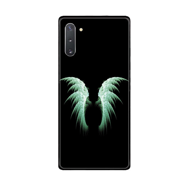 Samsung Galaxy Note 10 5G Angel Wings Design 5-Premium Metal  Printed soft Bumper shock Proof Case CS-27777