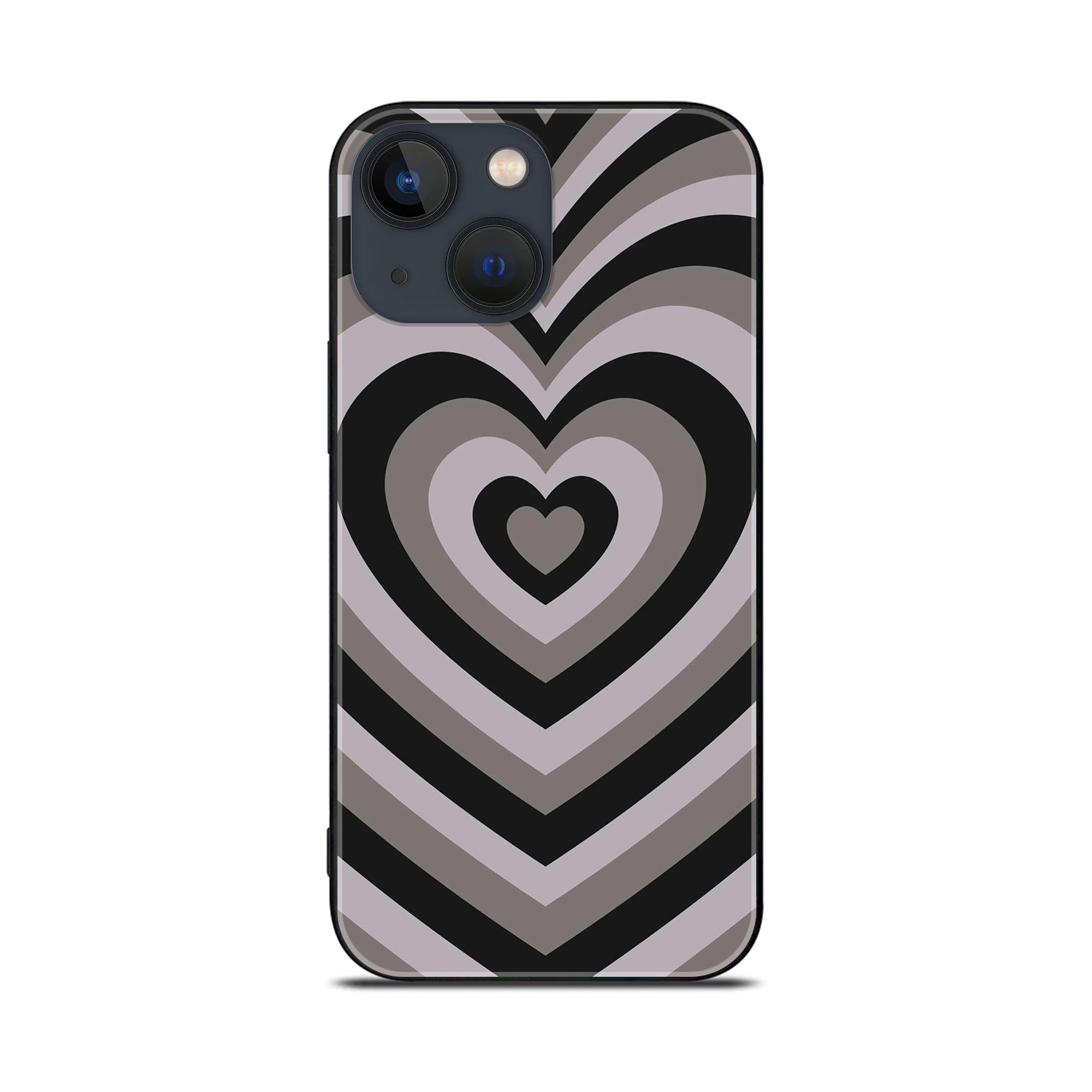iPhone 14 Plus - Heart Beat Series - Premium Printed Glass soft Bumper shock Proof Case