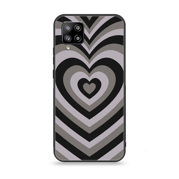 Samsung Galaxy A42 5G - Heart Beat Series - Premium Printed Glass soft Bumper shock Proof Case