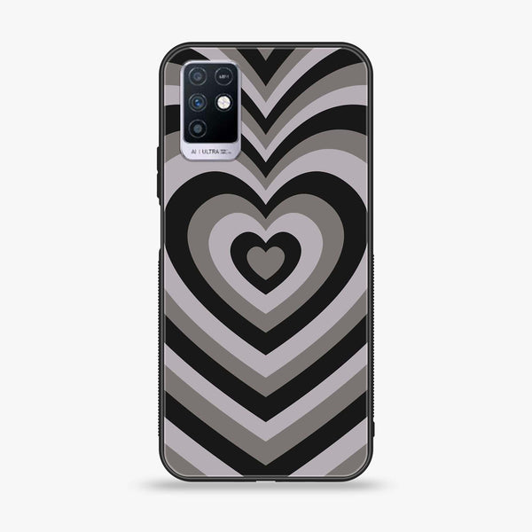 Infinix Note 10 Heart Beat Design 1 Premium Printed Glass soft Bumper shock Proof Case CS-18789