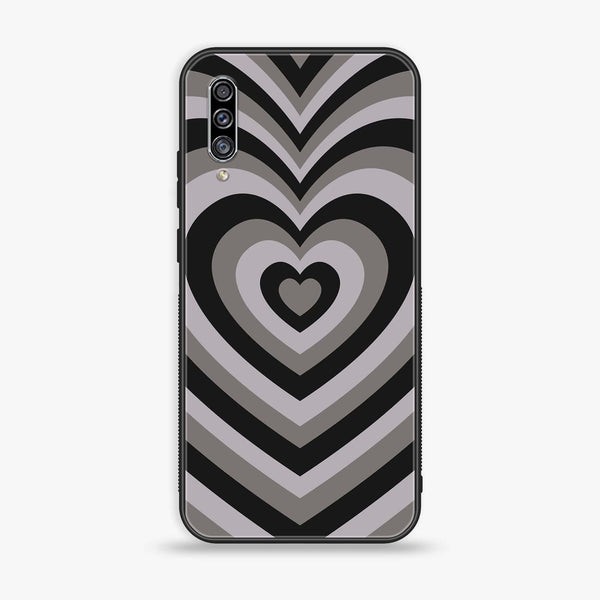 Galaxy A50/ A50s/ A30s - Heart Beat Series Design 1  - Premium Printed Glass soft Bumper shock Proof Case CS-21652 CS-24756 CS-32660