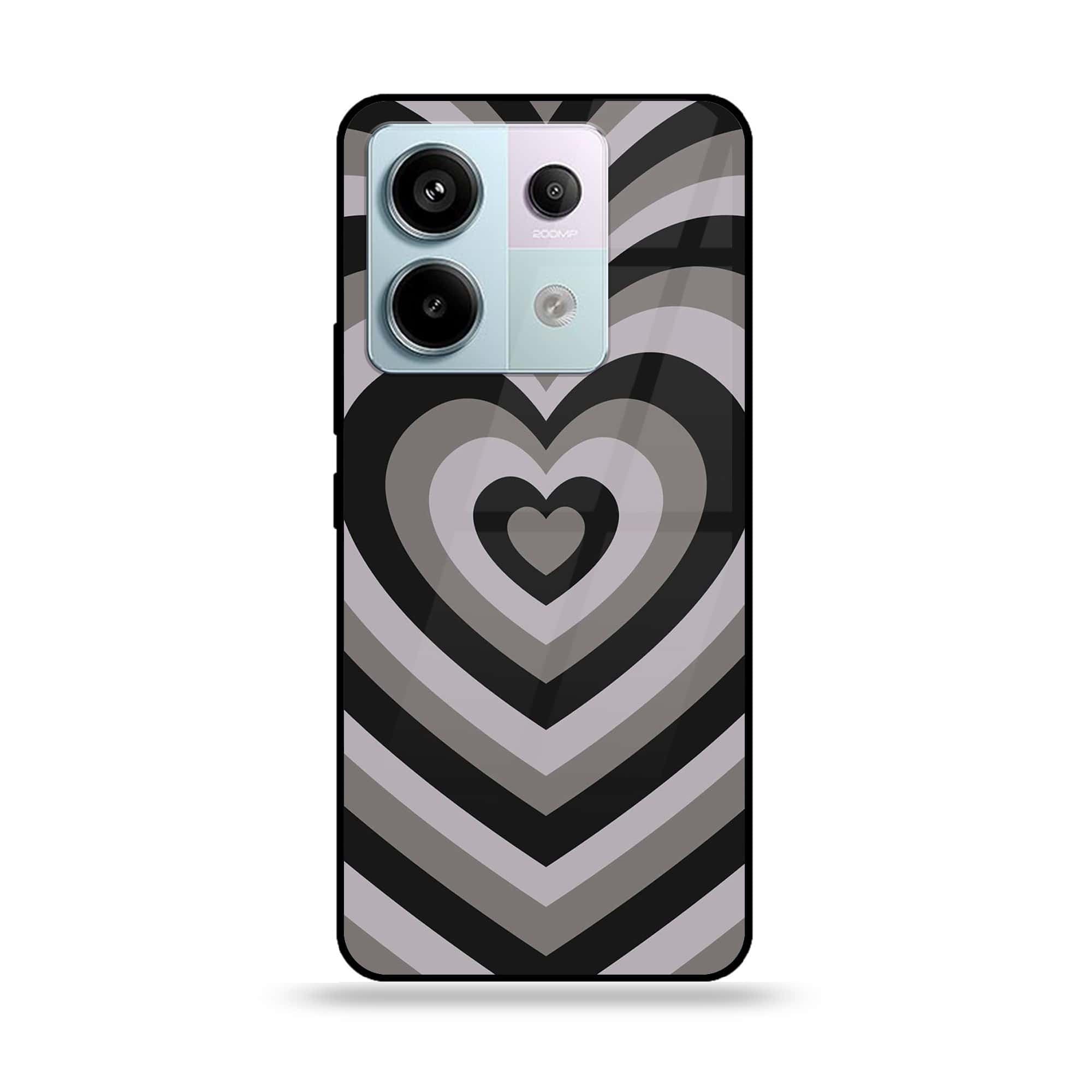 Redmi Note 13 - Heart Beat Series - Premium Metal Printed soft Bumper shock Proof Case