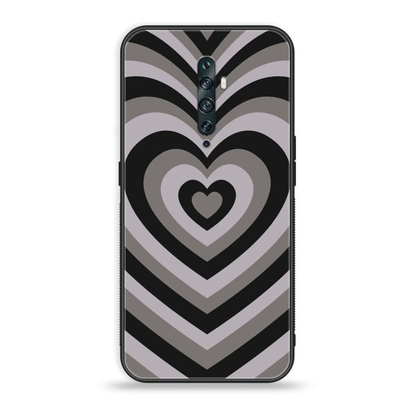 Oppo Reno 2Z - Heart Beat Design 1 - Premium Printed Glass soft Bumper shock Proof Case CS-22354