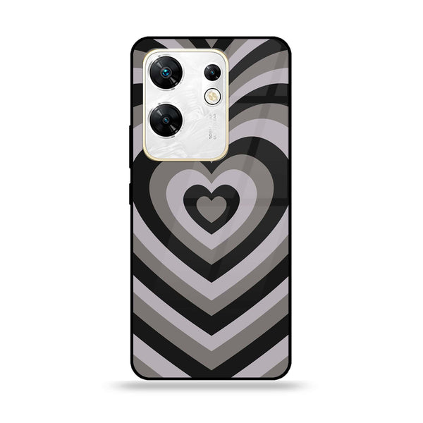Infinix Zero 30 4G - Heart Beat Design 1- Premium Metal Printed soft Bumper shock Proof Case CS-45077
