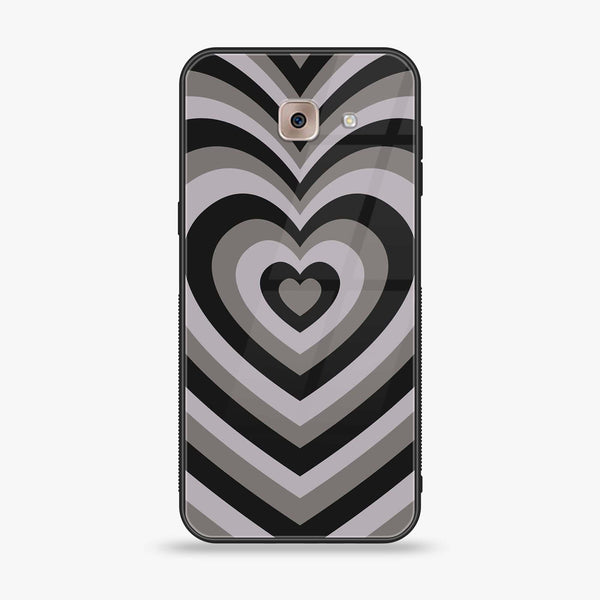 Samsung Galaxy J7 Max - Heart Beat Series - Premium Printed Glass soft Bumper shock Proof Case