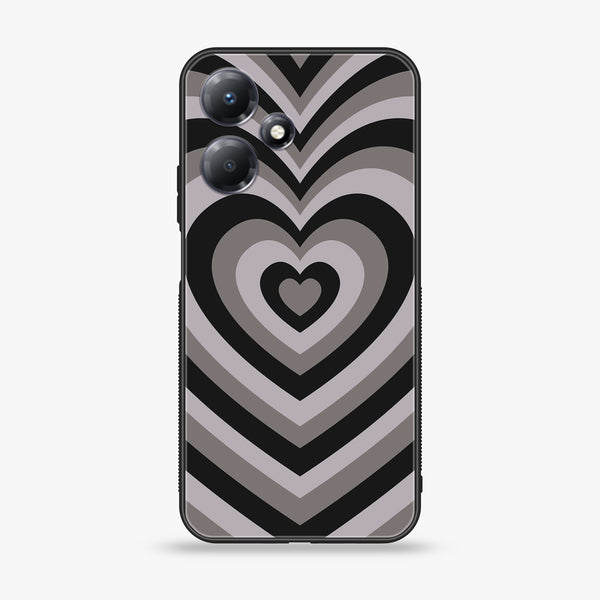 Infinix Hot 30i - Heart Beat Design 1  - Premium Metal Printed soft Bumper shock Proof Case CS-34291